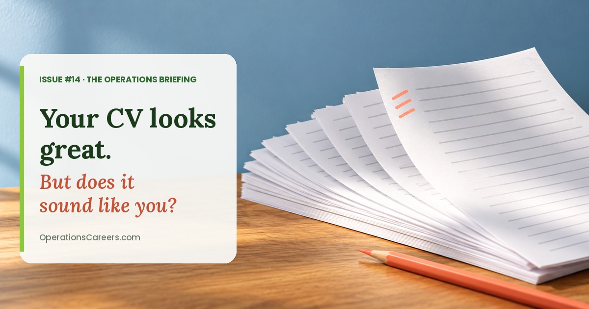 Your CV looks great. But does it sound like you?